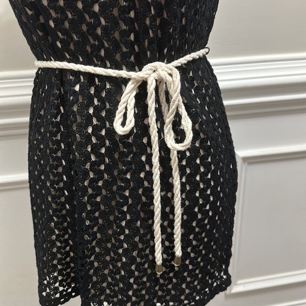 Motherhood Maternity Holed Sleeveless with Rope Detail Tunic Top Dress Sz S - Picture 3 of 8